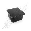 50x50mm Square Plastic Cap FLAT