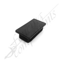 35x65mm Rectangular Plastic Cap FLAT