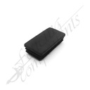 30x60mm Rectangular Plastic Cap FLAT