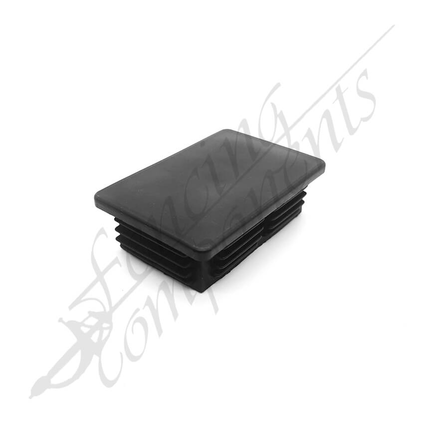 50x75mm Rectangular Plastic Cap FLAT