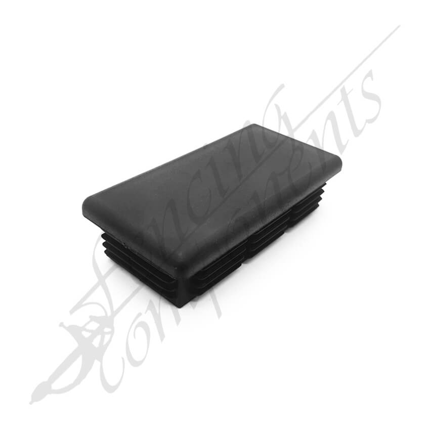 50x100mm Rectangular Plastic Cap FLAT