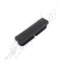 65x16mm Rectangular Plastic Cap 1.2-1.4mm wall FLAT