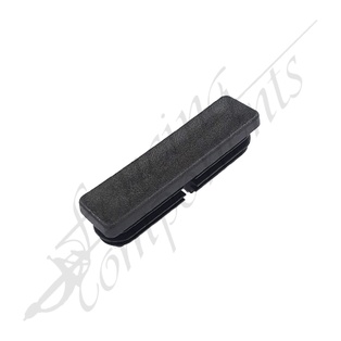 65x16mm Rectangular Plastic Cap 1.2-1.4mm wall FLAT