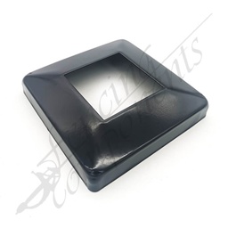 [2037K] Post Base Cover 75x75mm (Satin Black)