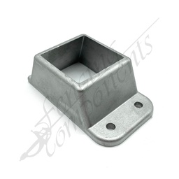 [3005NC] 50x50mm Aluminium Fence Bracket - Single Lug - Style 1