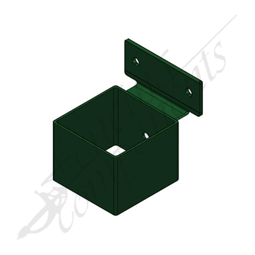 40x40 Security Bracket Hot Dip Gal (Heritage Green)