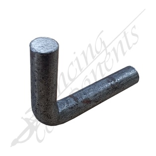 90° Handrail Bracket Pin Angle Bracket 13Diax54x79mm (Black Steel)