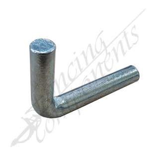 90° Handrail Bracket Pin Angle Bracket 13Diax54x79mm (Zinc)