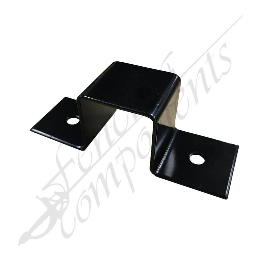 Saddle Wall Bracket 50x50mm Galvanized (Black)