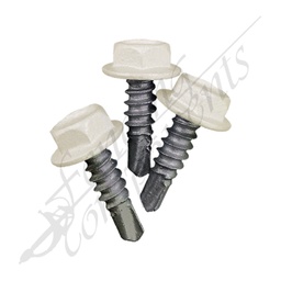 [CLEAR_8101P] Clearance Item - Tek Screws 10-16x16 Primrose/ Domain (100/Bag)