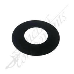 [BCR4010120-B] Aluminium Base Cover Round 40NB 51dia Opening 2mm Black