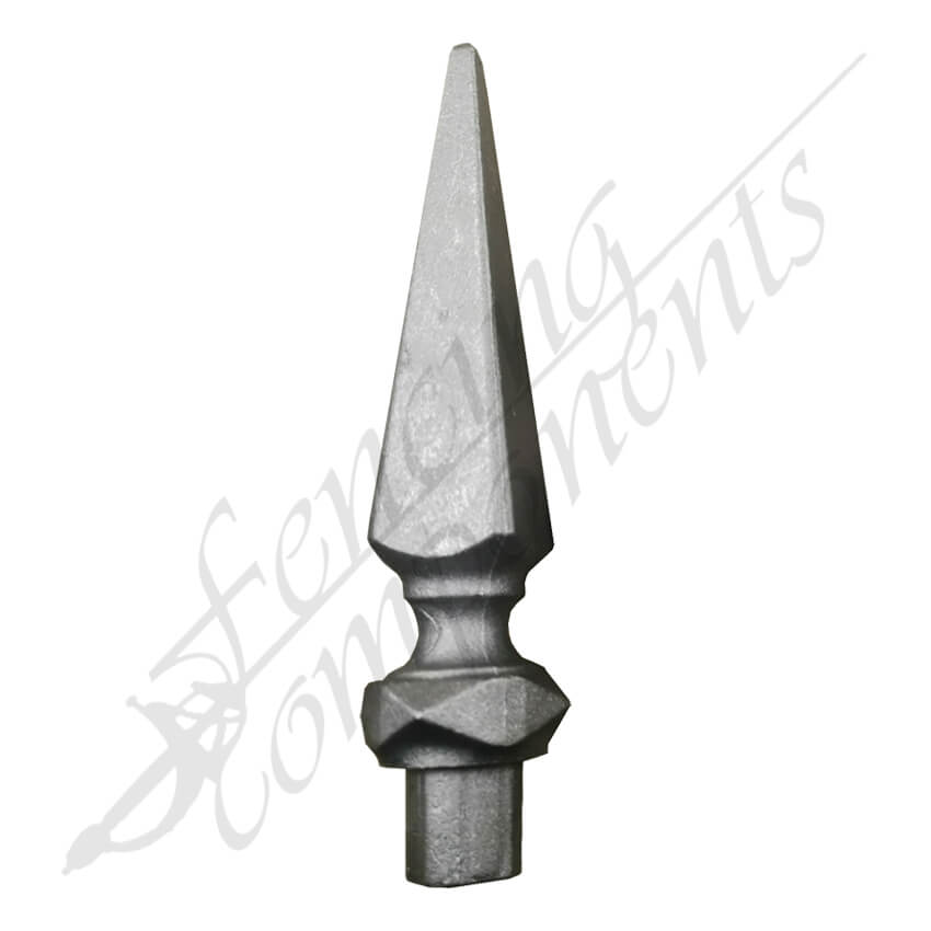 Decorative Spear Top - 150mm Knight - 19SQ Male