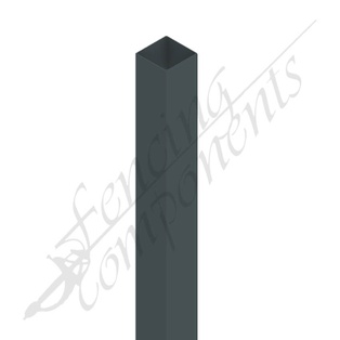 50x50mm Steel Post - Basalt/Dark Smoke (2400mm - 1.6mm)