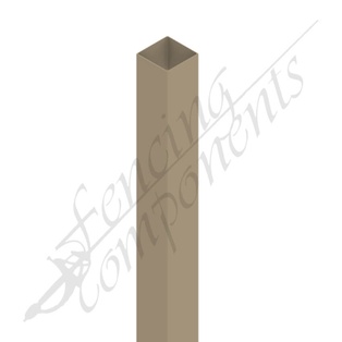 50x50mm Steel Post - Riversand/Beige/Stone (2400mm - 1.6mm)