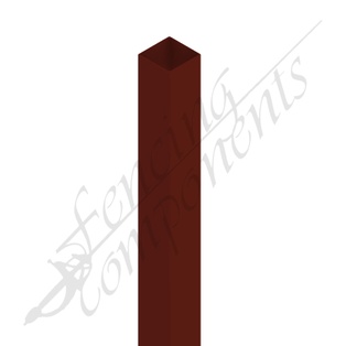 50x50x3000 - 1.6mm - Steel Post (Red Oak) x Seconds