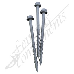 [BR141090TIM] BREMICK #14-10x90 Gal Timber Hex Screw T17 (500/Box)