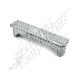 [7616-A12] 76x16x1.2 Aluminium Rectangle Slat Cap