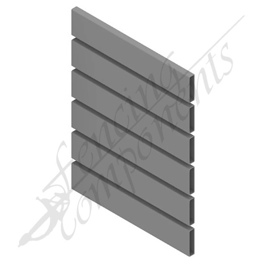 ModuSlat© Aluminium Slat 65x16x1.4mm 6.5m - Woodland Grey