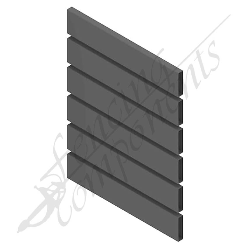 ModuSlat© Aluminium Slat 65x16x1.4mm 6.5m - Monument