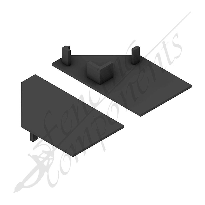 ModuSlat© Black Cap for Panel Frame (Right)