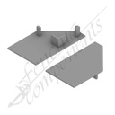 ModuSlat© Grey Cap for Panel Frame (Left)