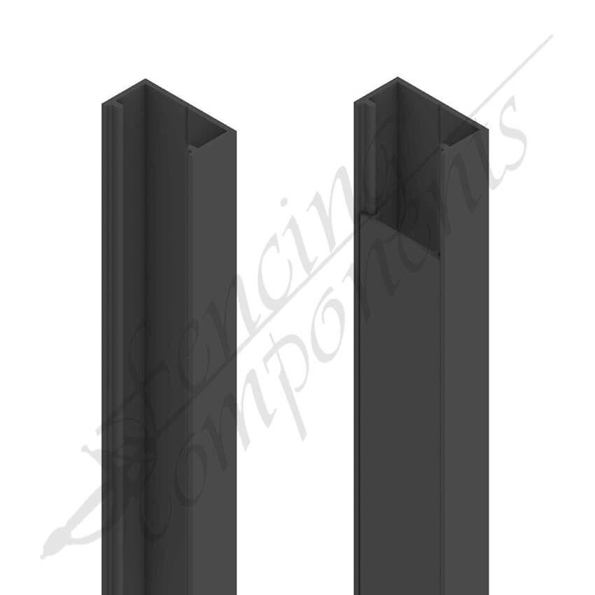 ModuSlat© Aluminium Screen Brace 5m - Satin Black