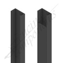 ModuSlat© Aluminium Screen Brace 5m - Satin Black