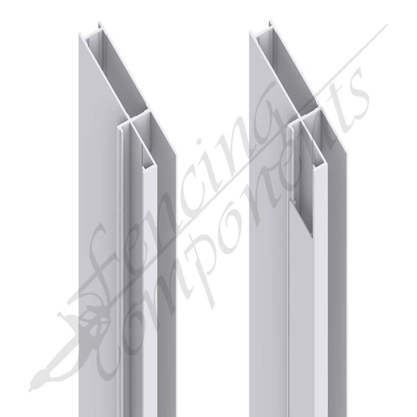 ModuSlat© Aluminium Gate Frame 6m - Mill Finish