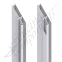 ModuSlat© Aluminium Gate Frame 6m - Mill Finish