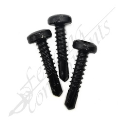 [PF121425TEKBLK] PENTAFORCE 12Gx25mm Tek Blk - Tamper Proof Security Screw (250/Box)