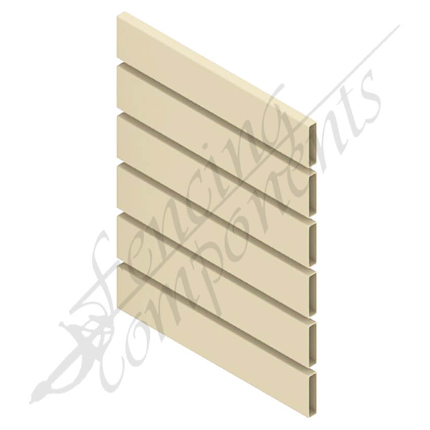 ModuSlat© Aluminium Slat 65x16x1.4mm 6.5m - Primrose