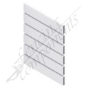 ModuSlat© Aluminium Slat 65x16x1.4mm 6.5m - Pearl White