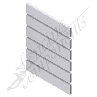 65x16x6500mm Aluminium RHS Slat (1.2mm)