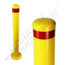 [BOL-SM-90RED] Surface Mount Bollard - 90 Diameter x 900mm High