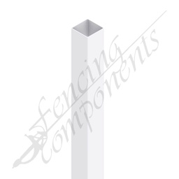 [FPWHI5018] 50x50mm Aluminium Post - Pearl White (1800mm - 1.6mm)