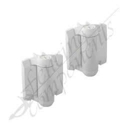 [DD-TCA1S3WT] D&amp;D Truclose® Self Closing Hinges - Regular - White [PAIR]