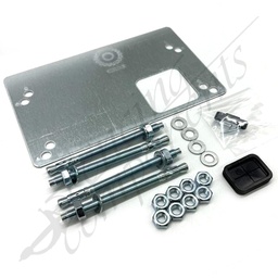 [BFT-PLATESCREW] BFT Sliding Gate Motor - Genuine Replacement Anchor Bolt &amp; Plate Set