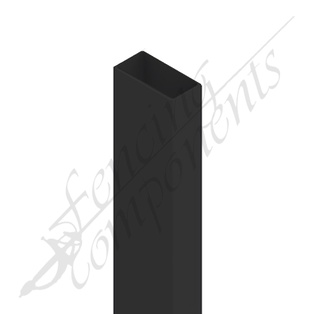 100x50mm Aluminium Post - Satin Black (3000mm - 3mm)