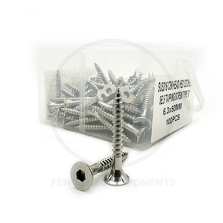 Clearance Item - #14 x 50mm - Type 17 Bugle Batten Screws - Stainless Steel 316 - 100PC/Box DISCOUNT
