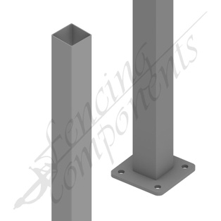 50x50mm Aluminium Post - Grey Ridge/ Woodland Grey/ Slate Grey