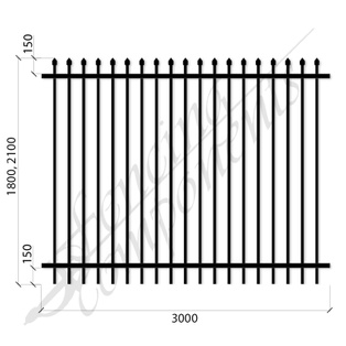 Custom Steel Security Crimp Top Panel HD - 3000W