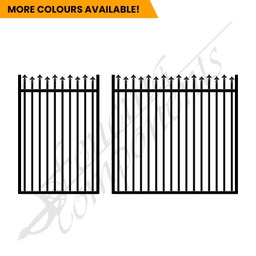 Aluminium Deco Hi-Lo Spear Gate